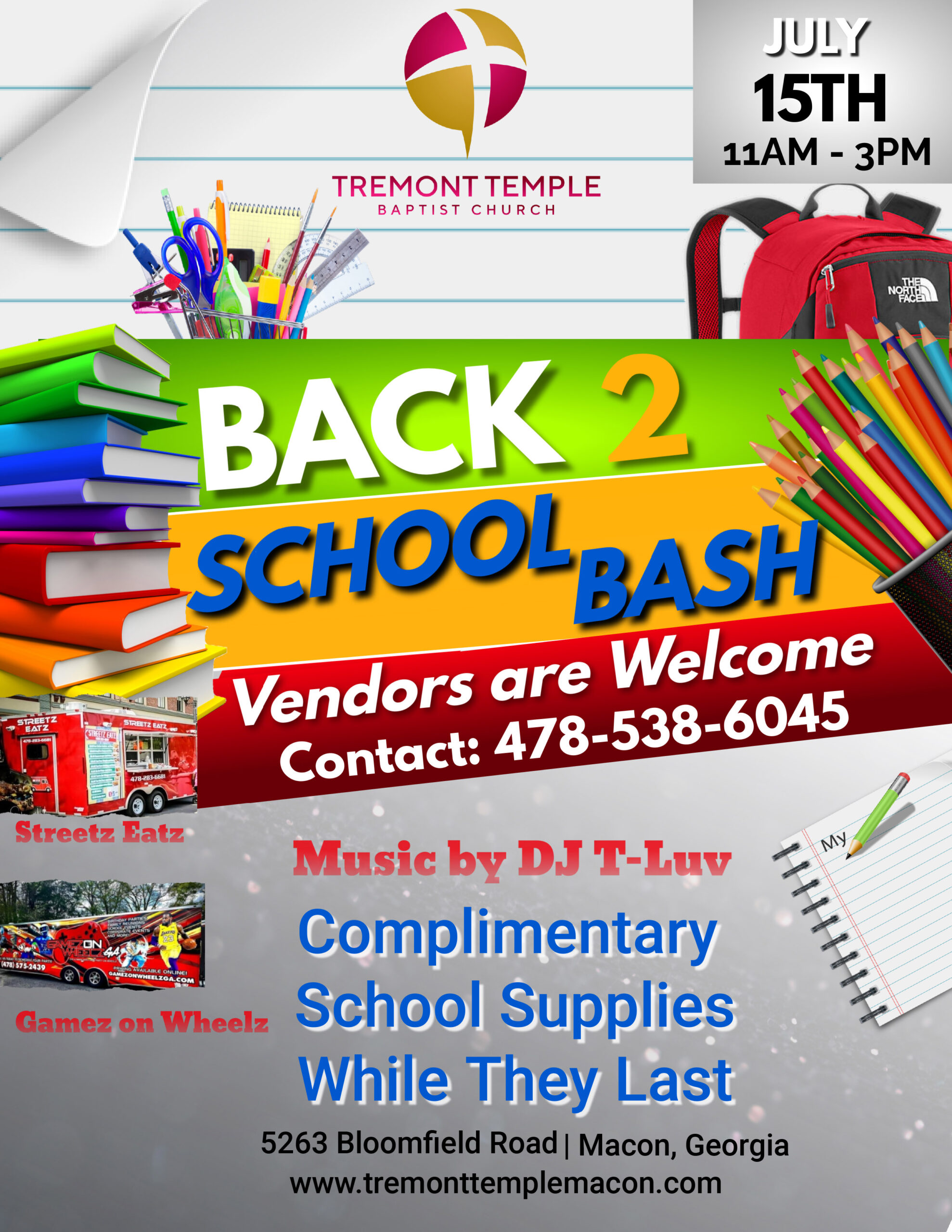 Tremont Temple Church Back To School Bash post thumbnail