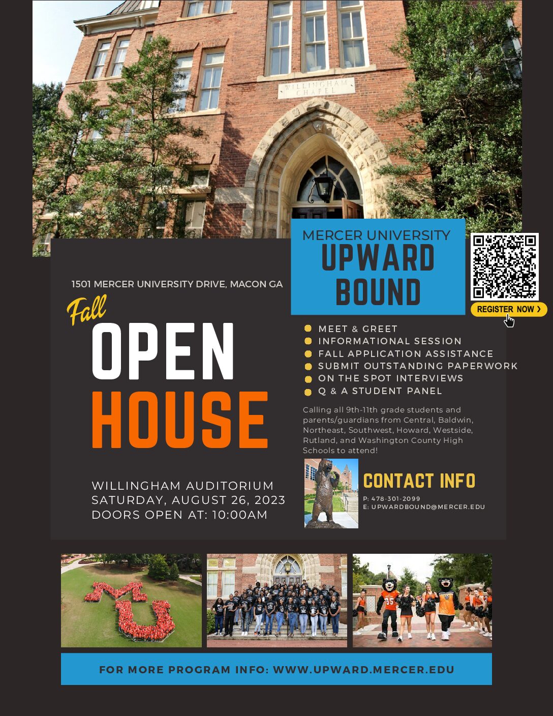 Upward Bound Open House post thumbnail