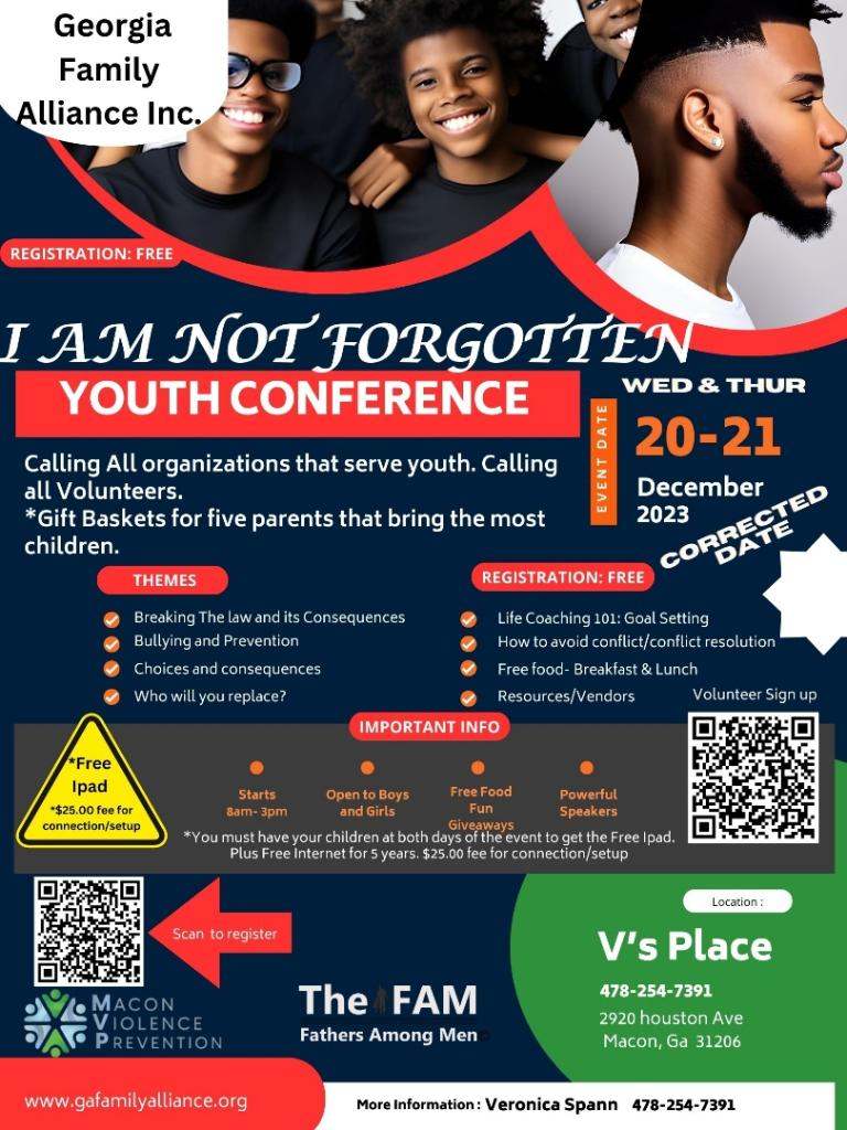 I AM NOT FORGOTTEN YOUTH CONFERENCE post thumbnail