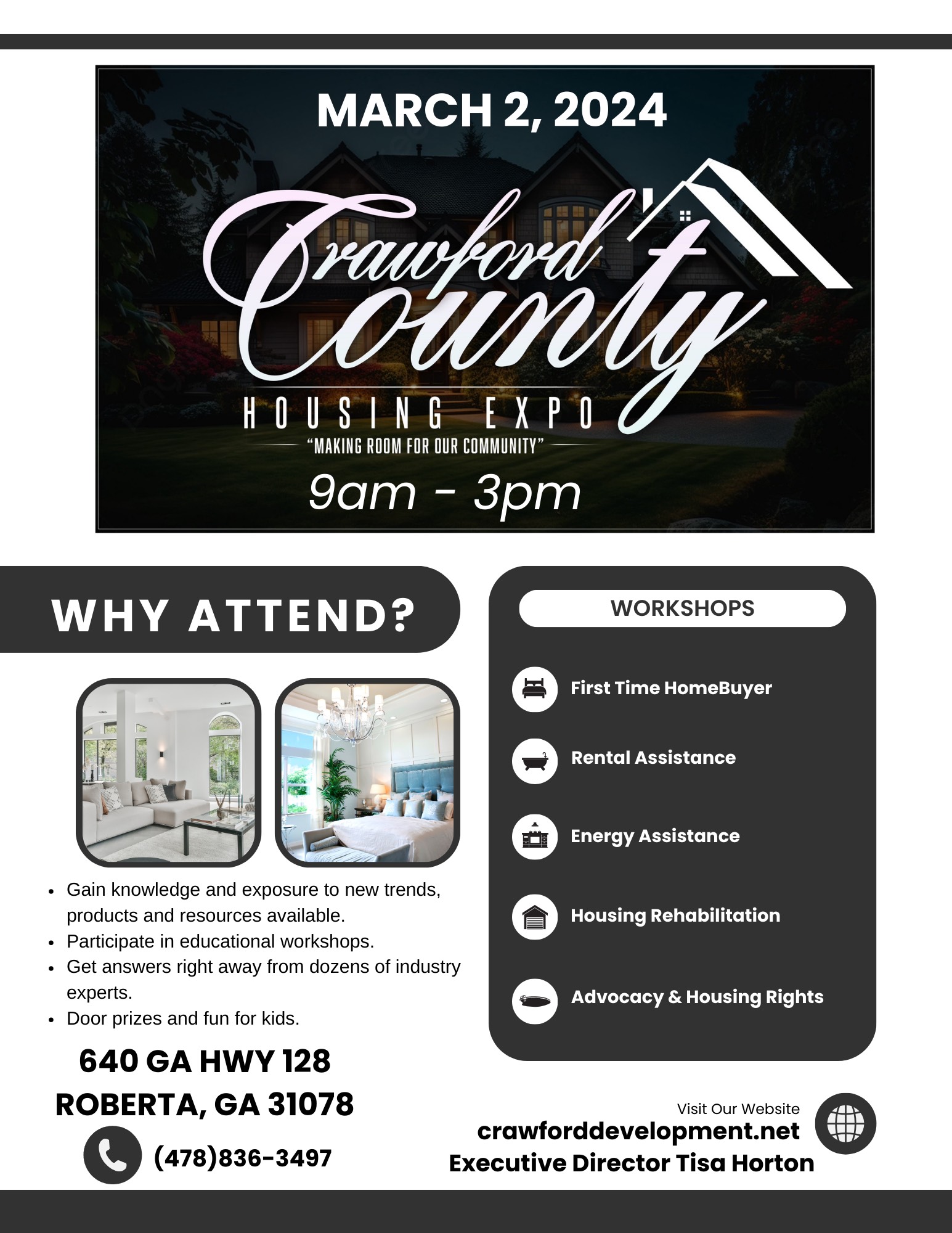 Crawford County Housing Expo Macon Middle Georgia Black Pages   2024 CCDA Housing Expo Flyer1 1 1 