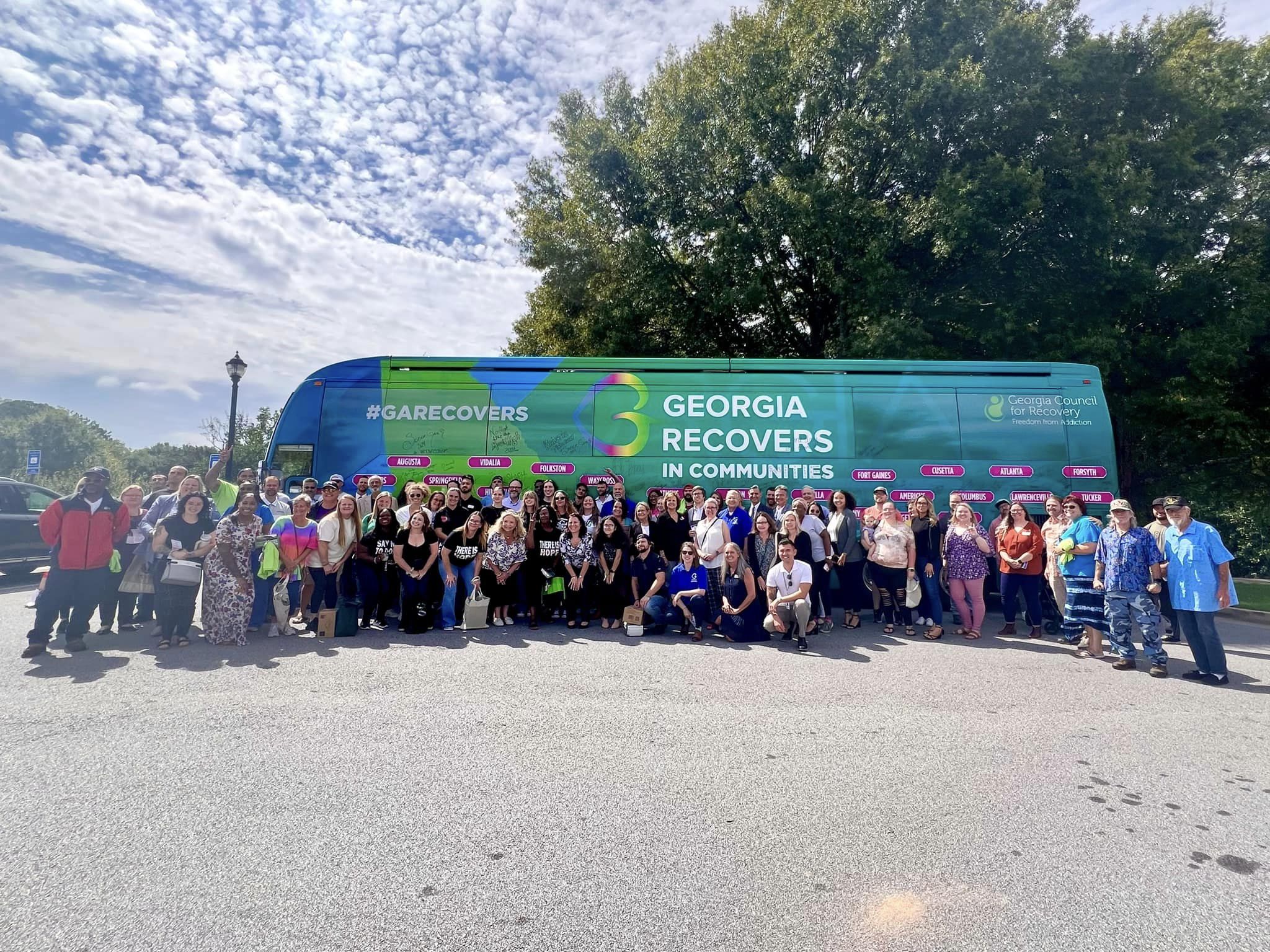 RIVER EDGE BEHAVIORAL HEALTH AND MACON RECOVERS ANNOUNCE  The Georgia Recovers Bus Tour Stop in Macon To Be Held at Mercer University  Celebrating National Recovery Month post thumbnail